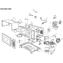 Panasonic NN-SD987S exploded view diagram