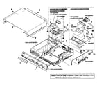 Sony HCD-HDX285 cabinet assy diagram