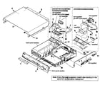 Sony HCD-HDX589W cabinet parts diagram