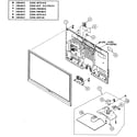 Sony KDL-46Z5100 stand assy diagram