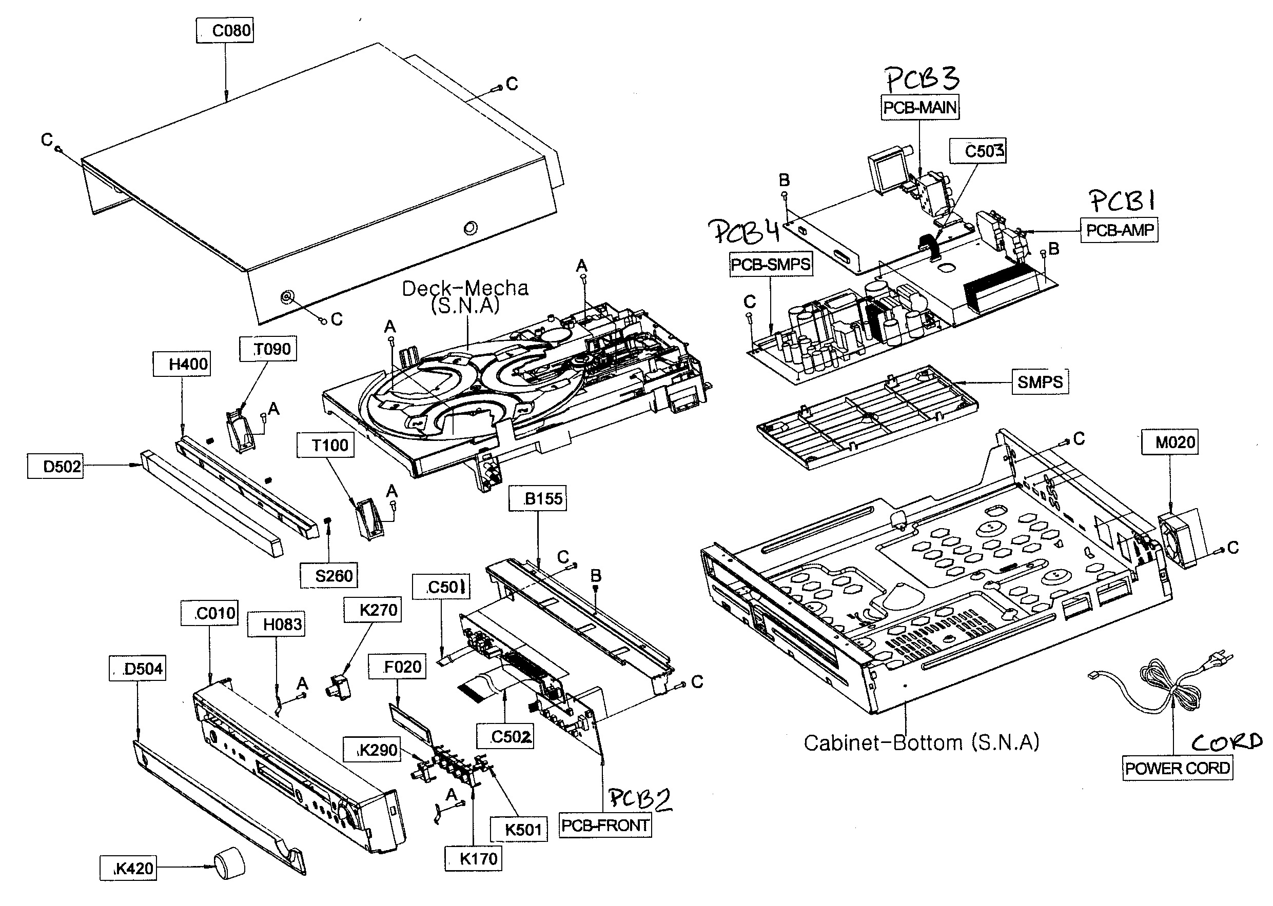 CABINET ASSY