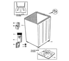 Fisher & Paykel WL26CW1-96215A cabinet assy diagram