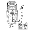 Fisher & Paykel WL26CW1-96215A bowls/pump assy diagram