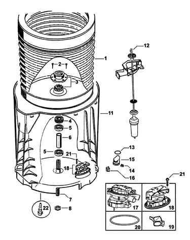 Bowls/pump assy
