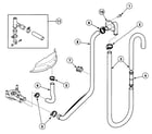 Speed Queen SWT210QA drain hose diagram