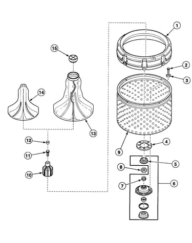 Washtub assy