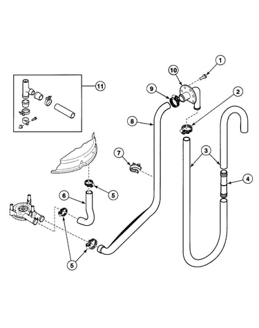 Drain hose