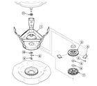 Speed Queen SWT210WN brake assy diagram