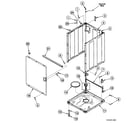 Speed Queen SWT210WN cabinet assy diagram