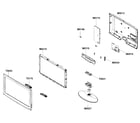 Samsung LN32B360C5DXZA cabinet parts diagram