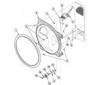 Speed Queen SDG309LF roller assy diagram