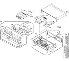 LG BD370 cabinet parts diagram