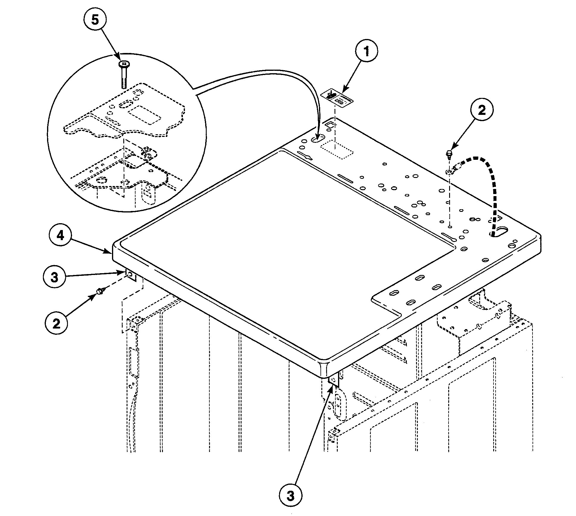 Cabinet top