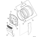 Speed Queen SDE607WF1500 cylinder diagram