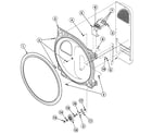 Speed Queen SDE607WF1500 roller assy diagram