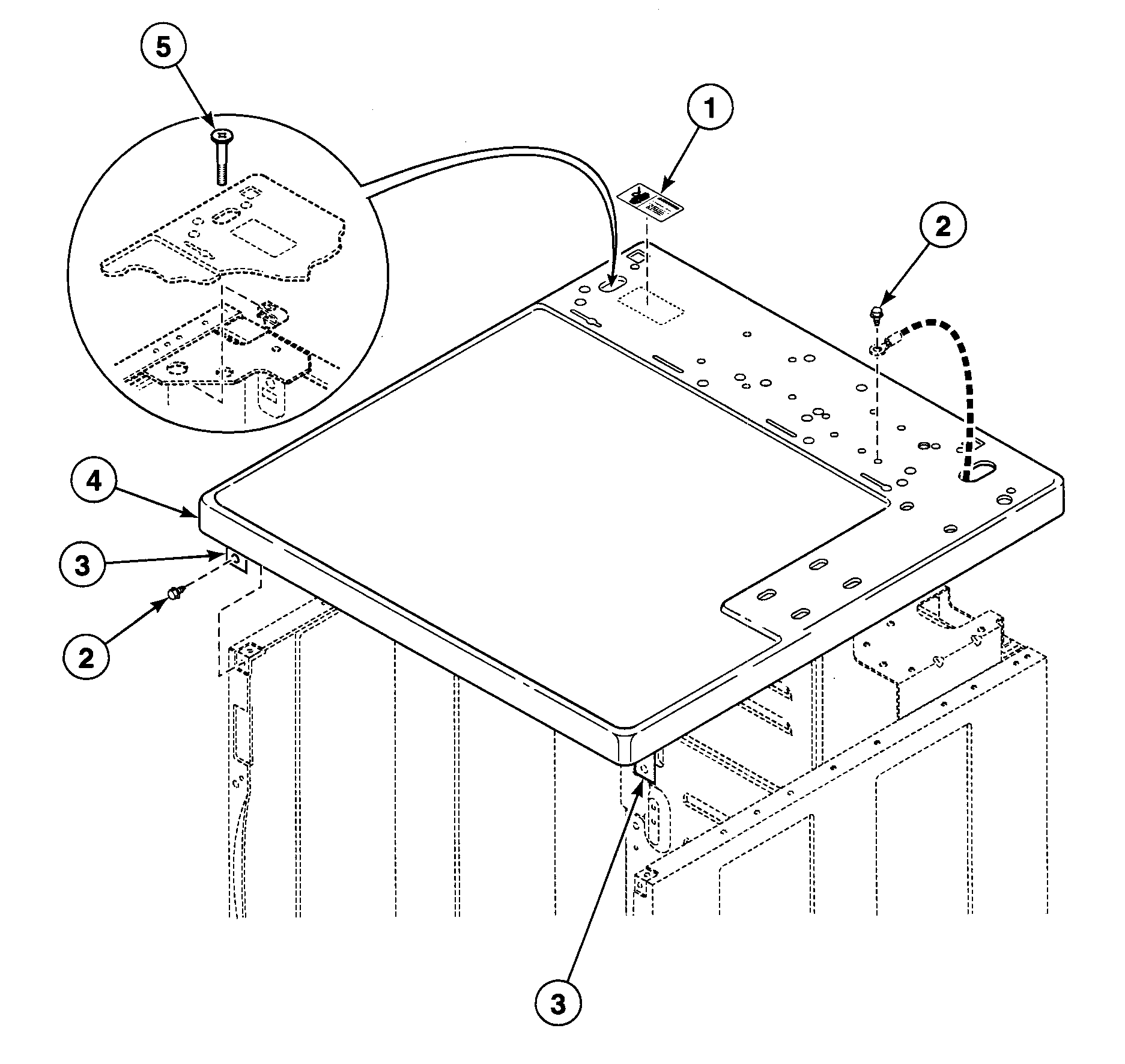 Cabinet top