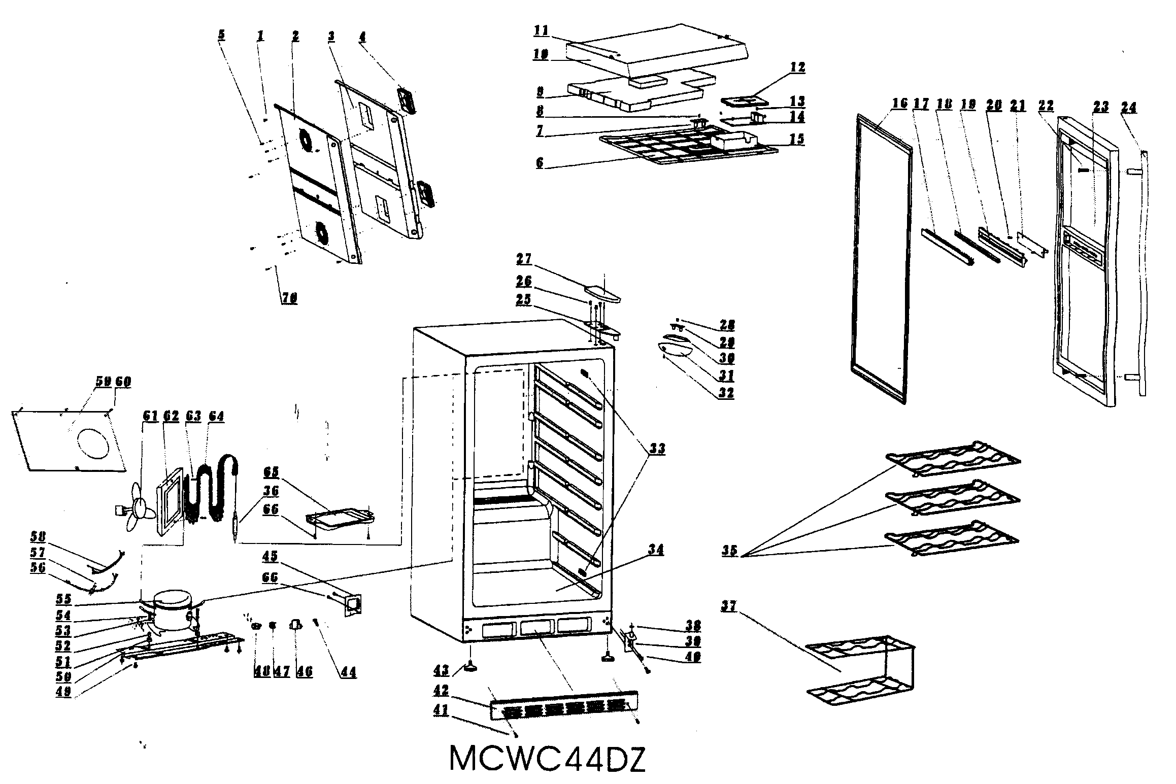 Cabinet parts