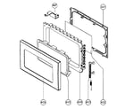 Magic Chef MCO2122ARW door assy diagram