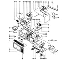 Magic Chef MCO160UW cabinet parts diagram