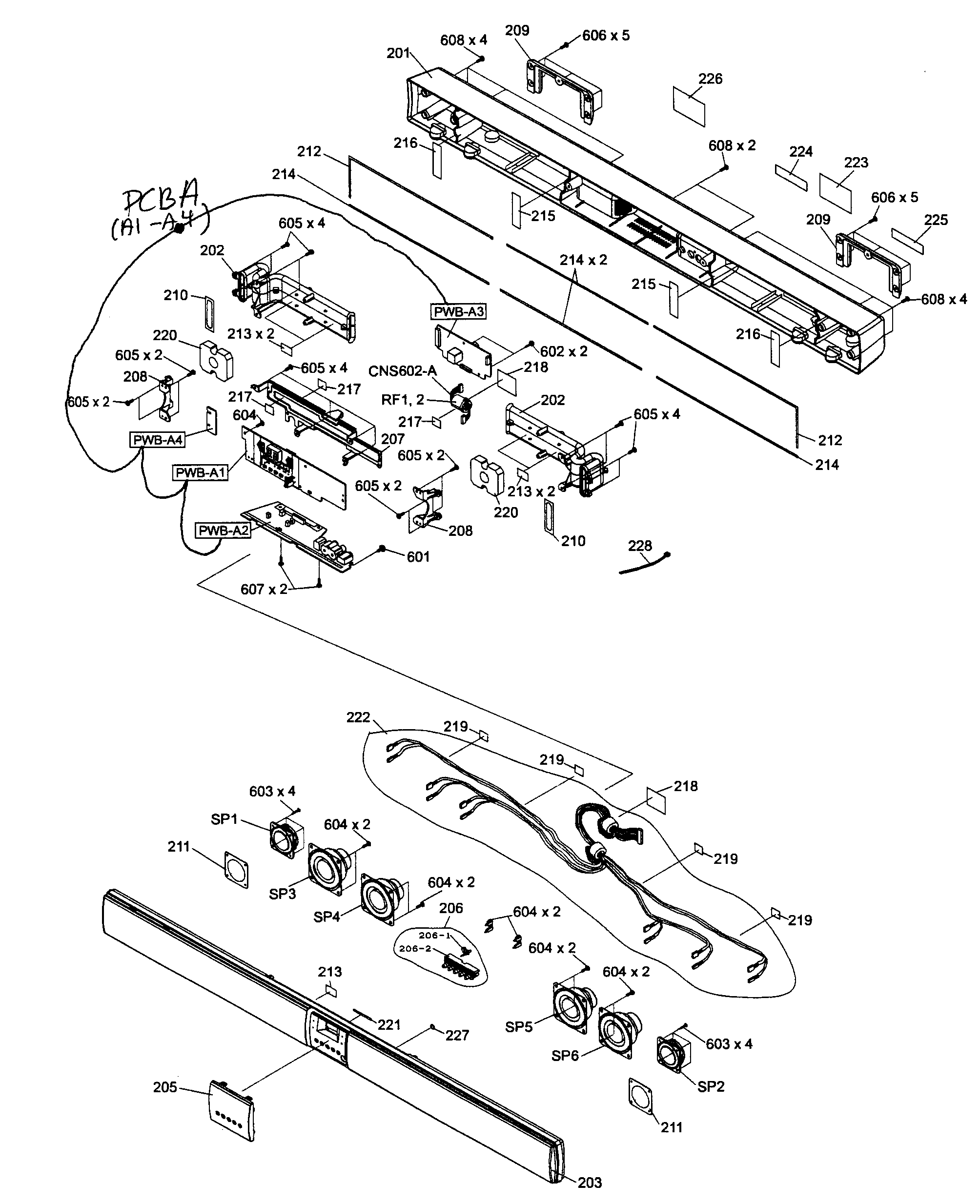 CABINET PARTS