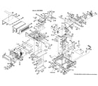 JVC TH-F3J cabinet parts diagram