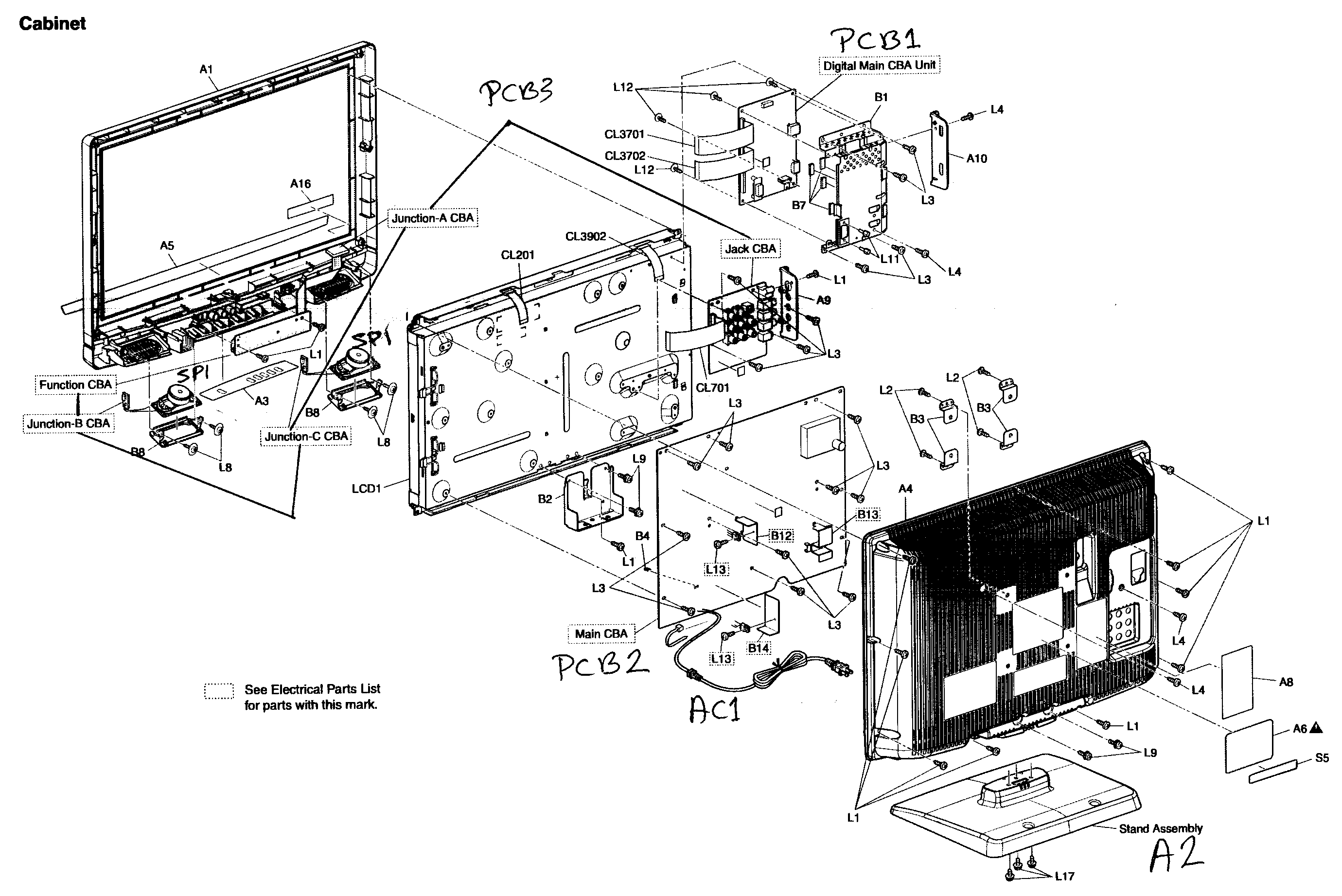 Cabinet parts