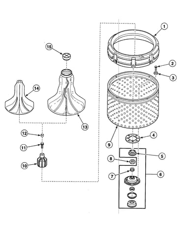 Washtub assy