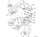 Speed Queen SDE507WF meter case diagram