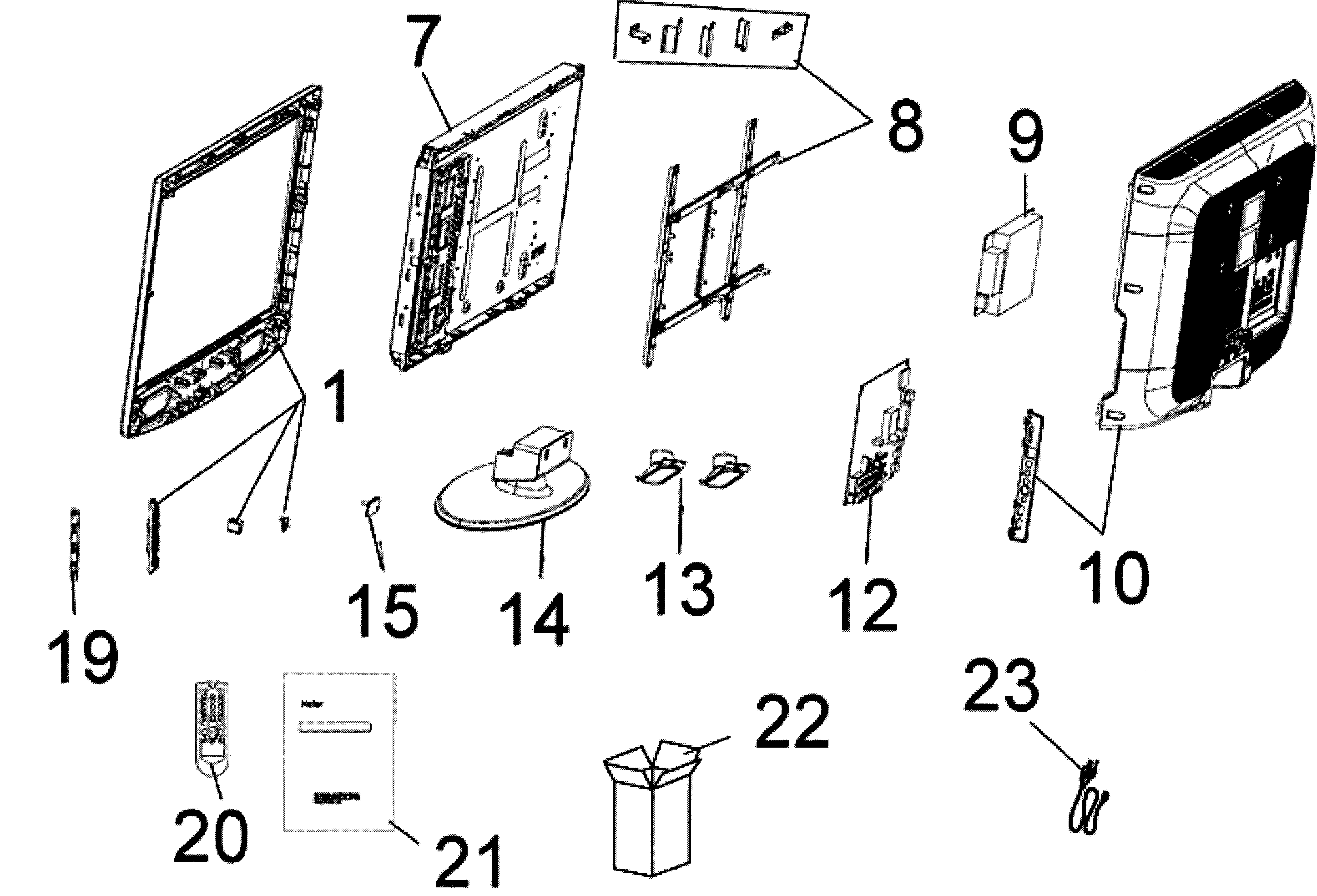 Cabinet parts