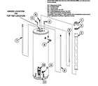 AO Smith GCVH40L-200 water heater diagram