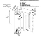 AO Smith XCV50-200 water heater diagram