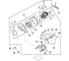 Speed Queen SDET07LF motor assy diagram