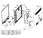 LG 47LH90 cabinet parts diagram