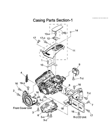 Casing parts 1