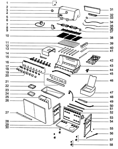 Grill assy