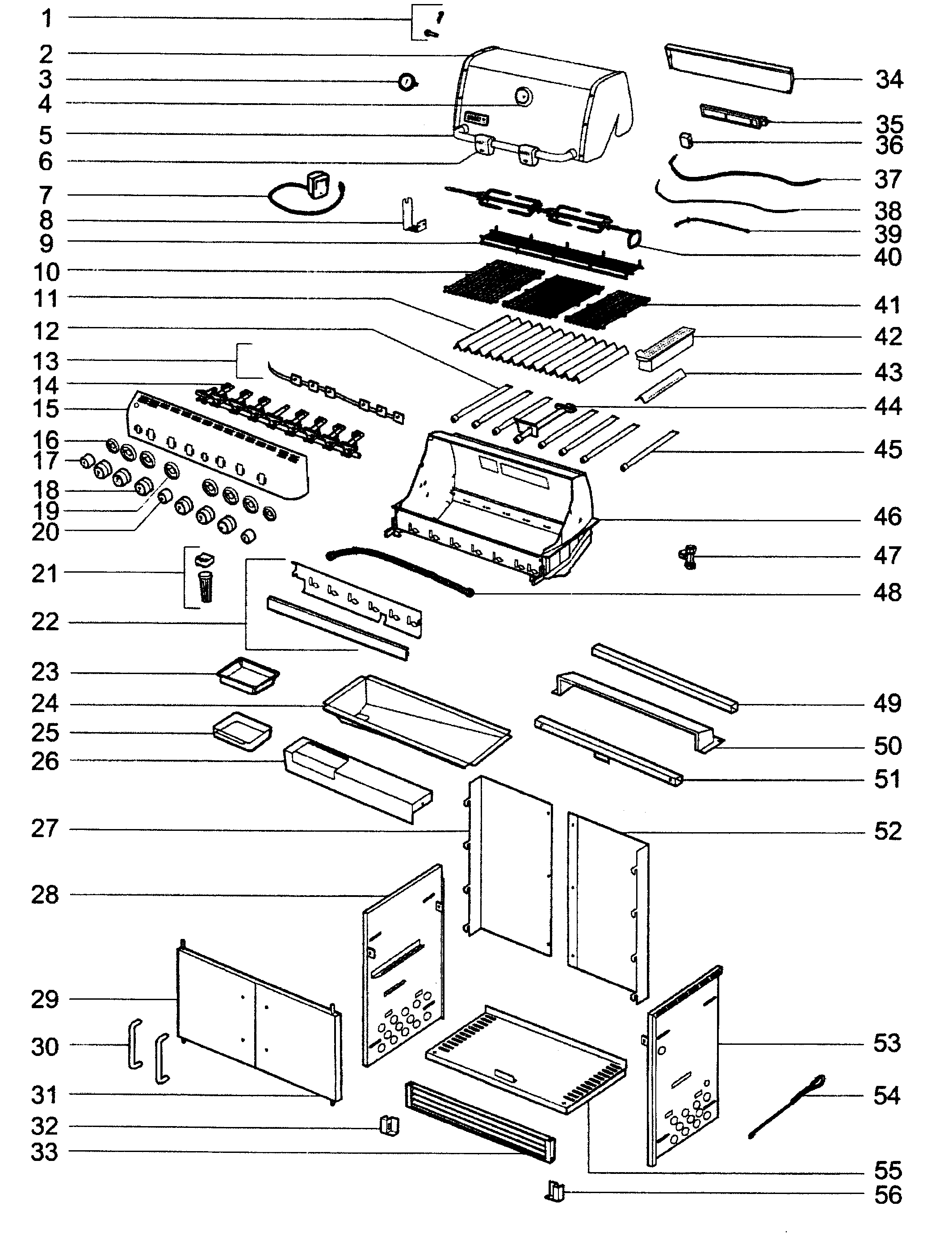 Grill assy