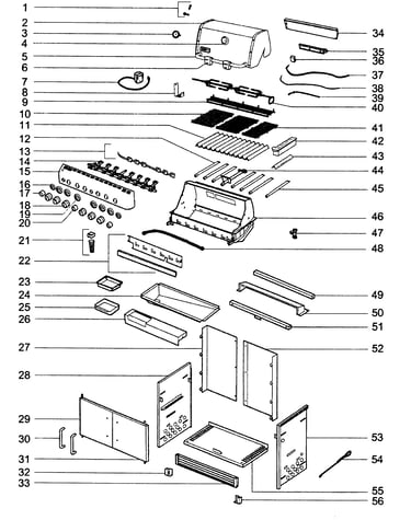 Grill assy