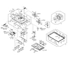 Sansui HDLCD4212 cabinet parts diagram