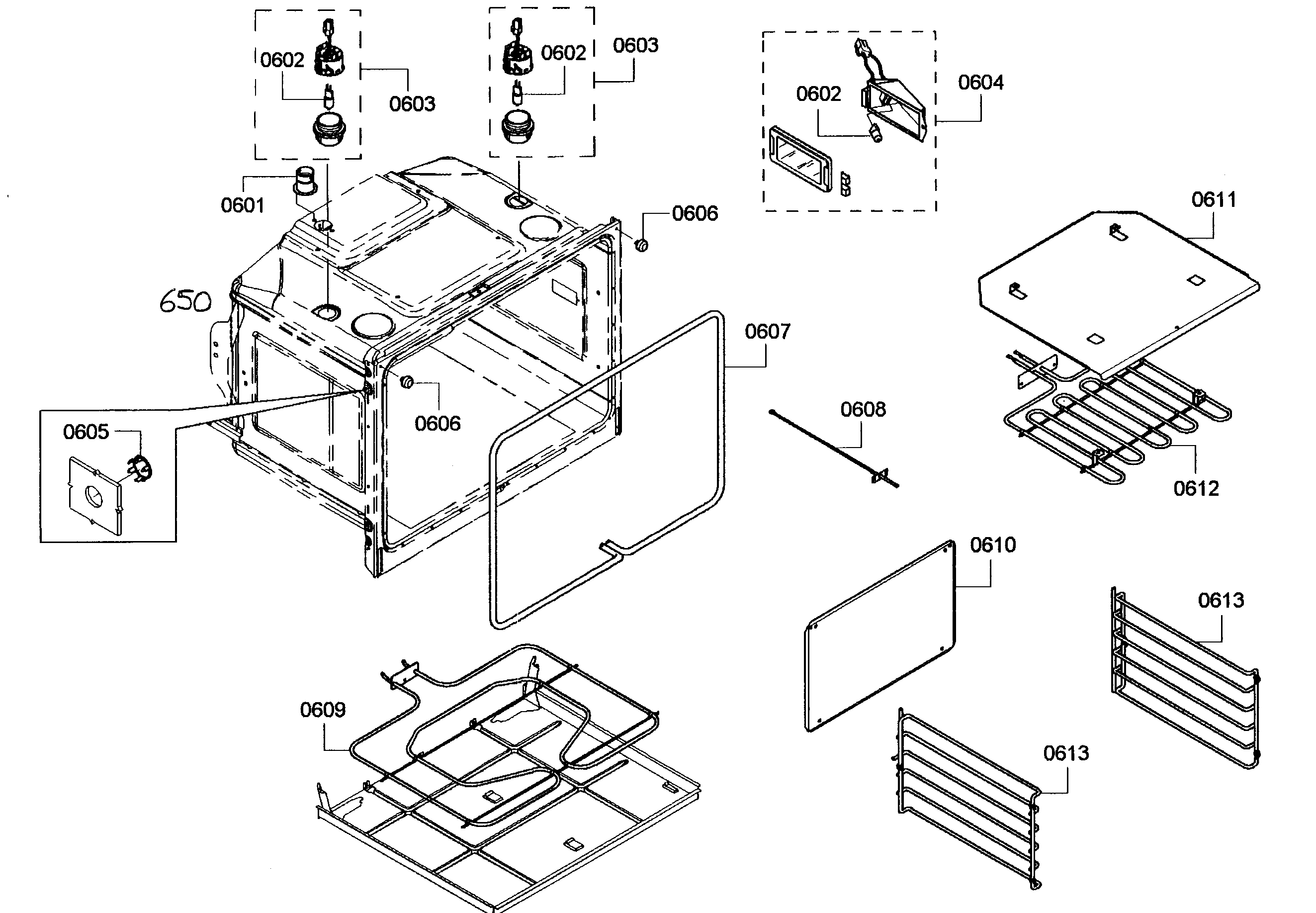 Oven bottom