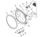 Speed Queen SSE707QF roller assy diagram