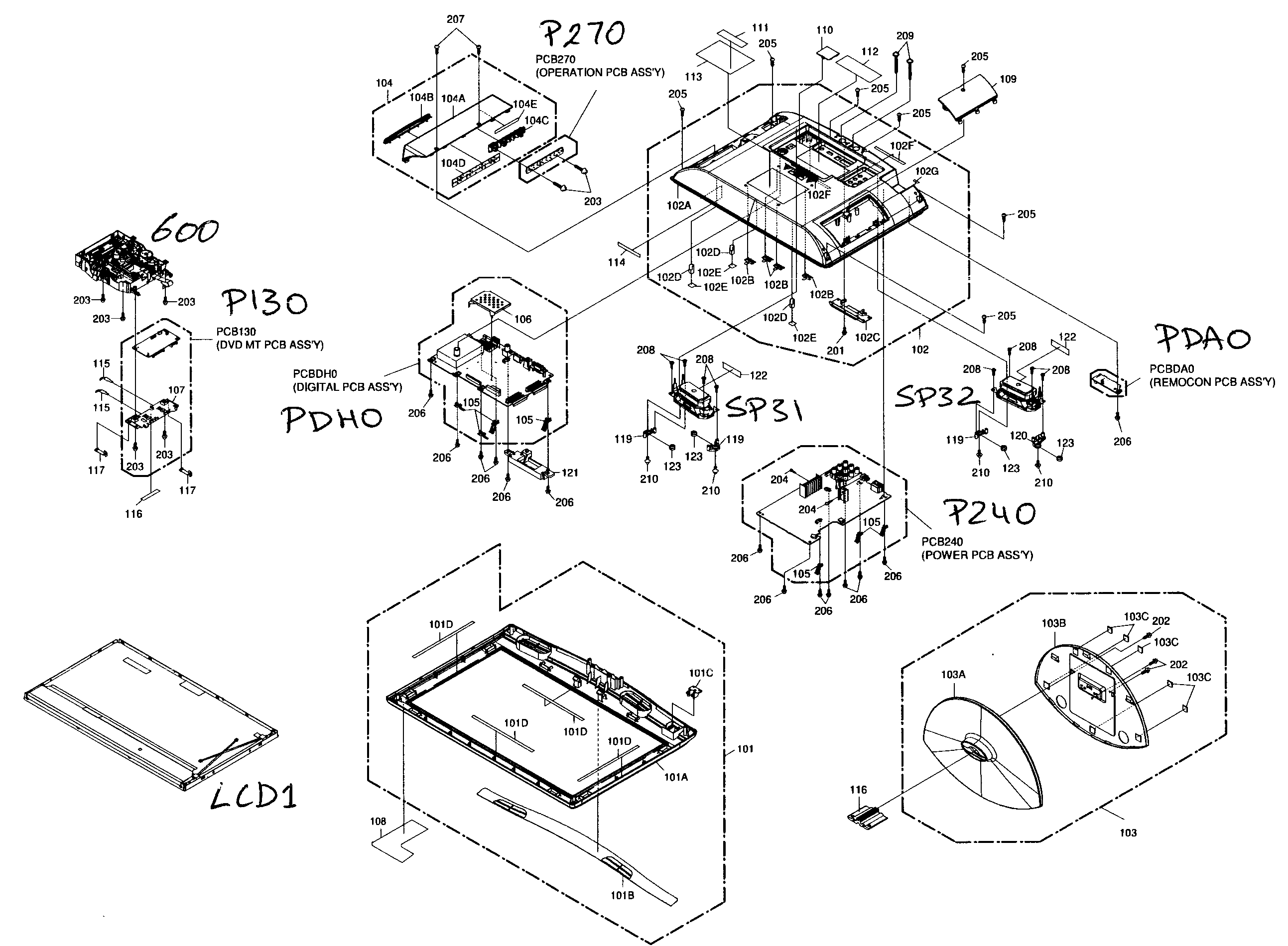 CABINET PARTS