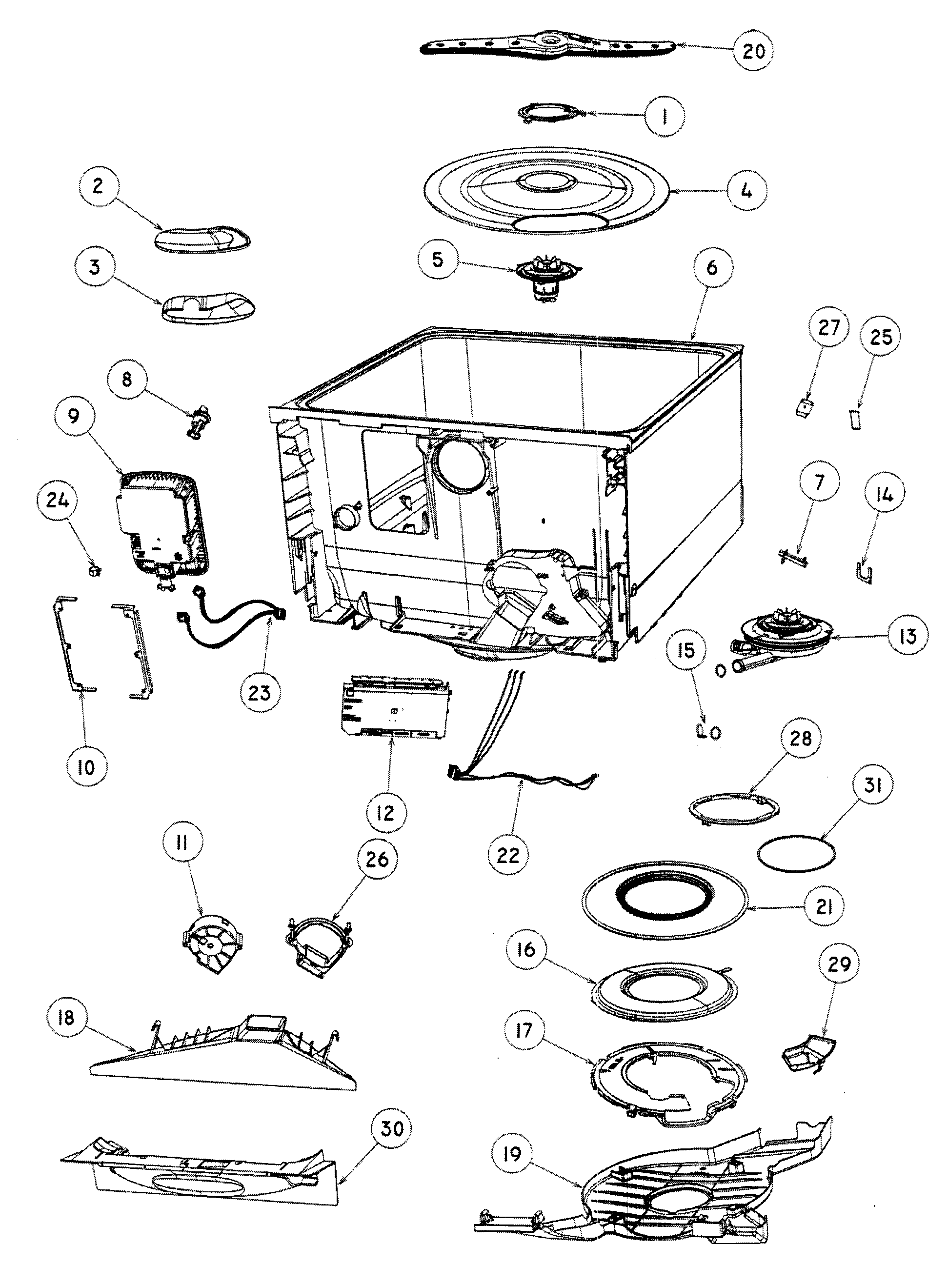 Tubs assy