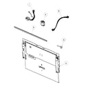Fisher & Paykel DD24SHTI6-88523A front assy diagram