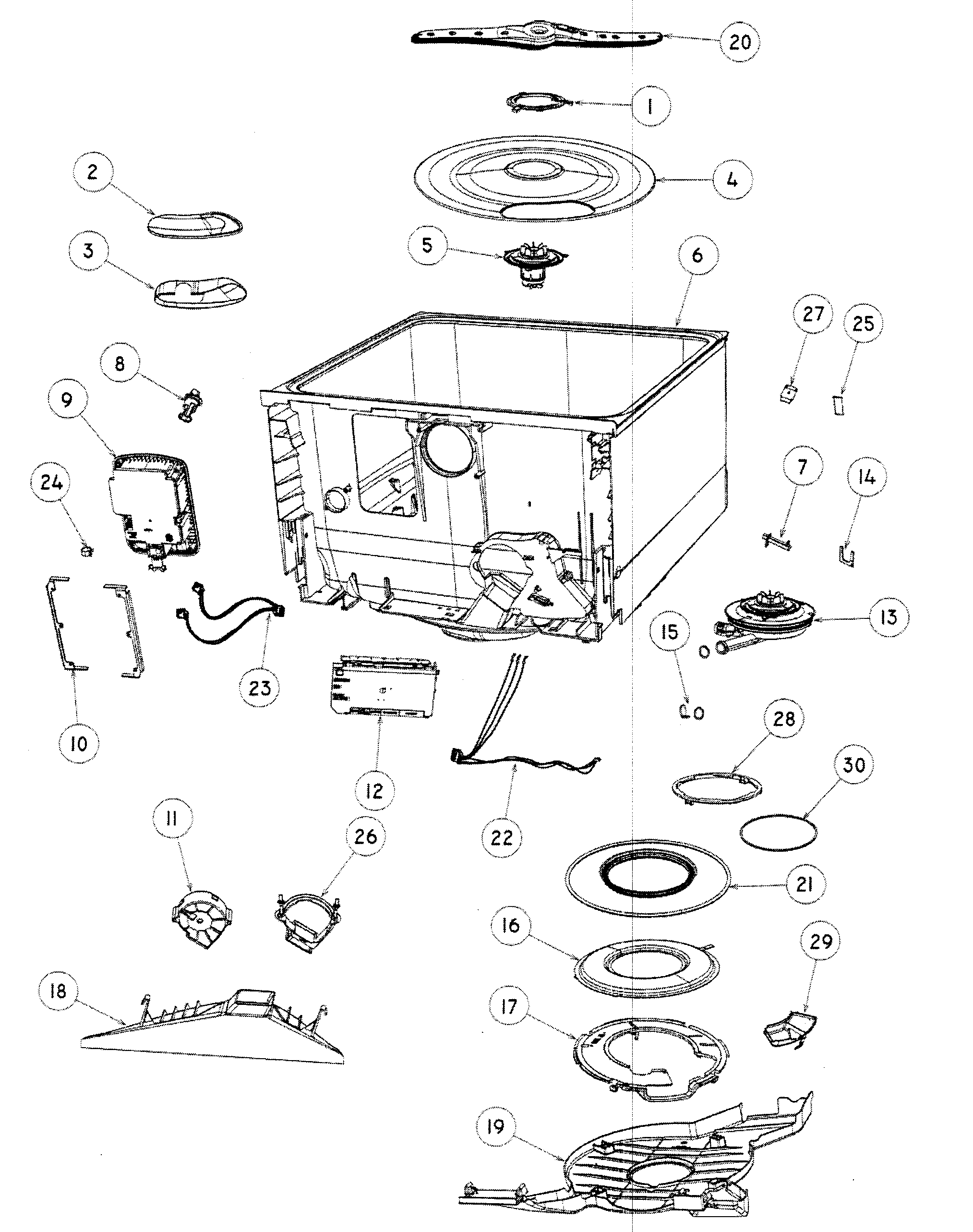 Tubs assy