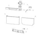 Fisher & Paykel DD24SCTX6-88512A front assy diagram