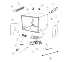 Fisher & Paykel DD24SCTX6-88512A cabinet assy diagram