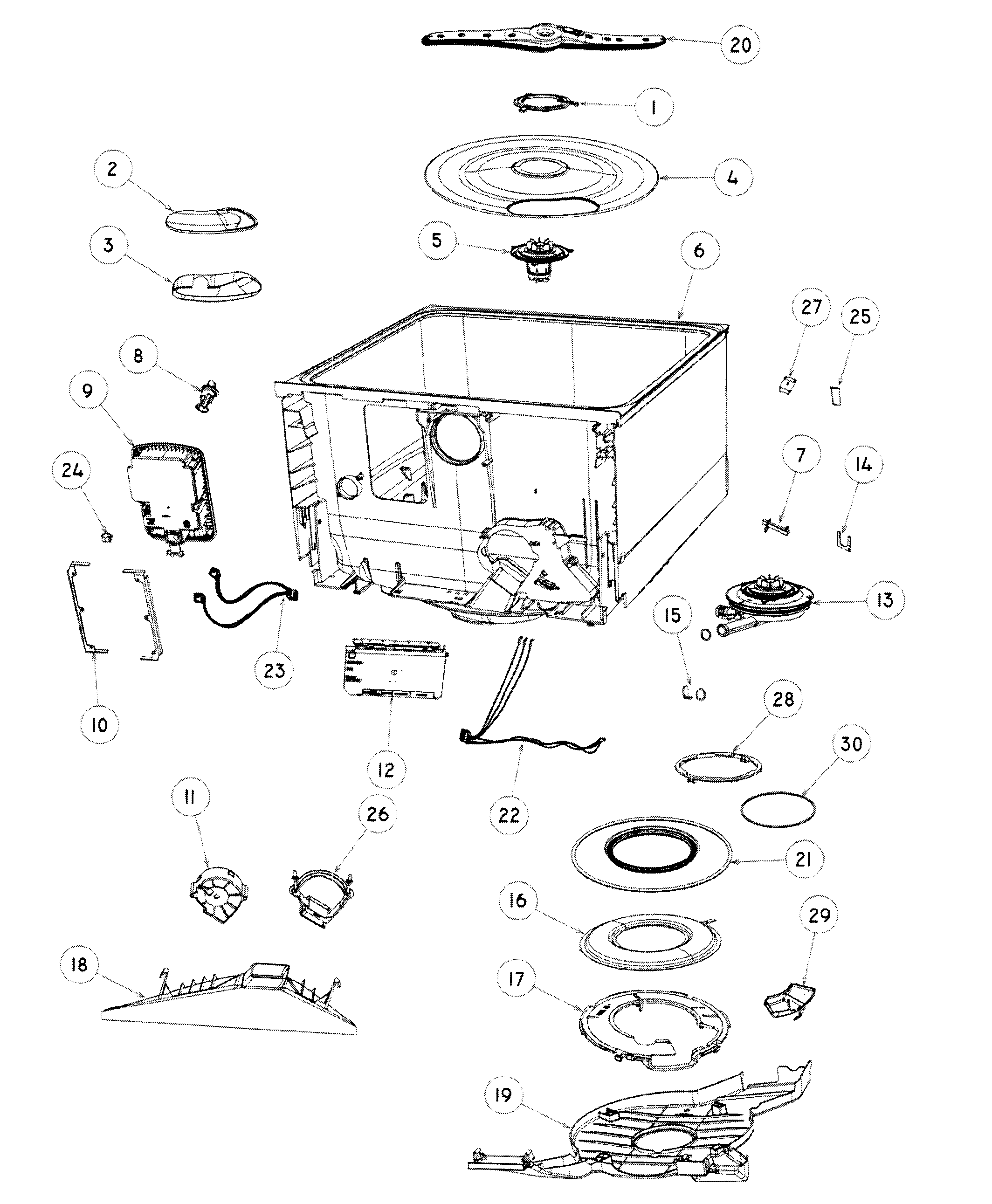 Tubs assy