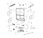 Fisher & Paykel DD24DCTW6-88514A cabinet assy diagram