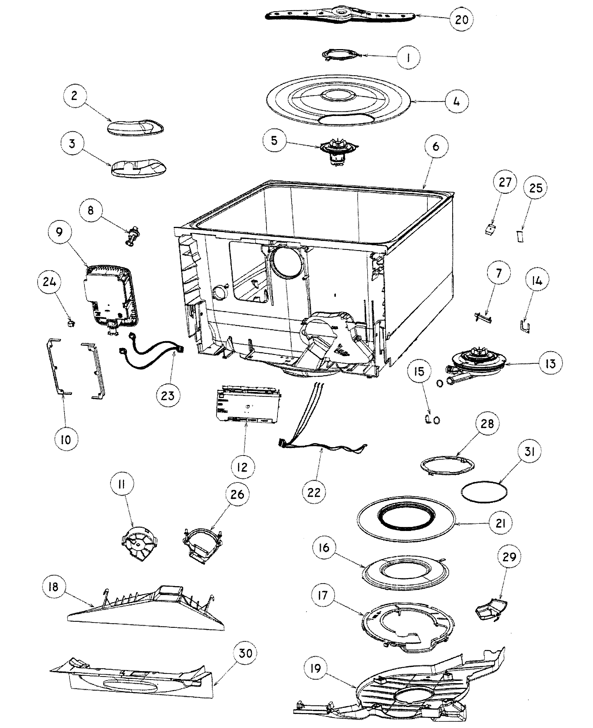 Tubs assy