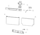 Fisher & Paykel DD24SCTW6-88515A front assy diagram